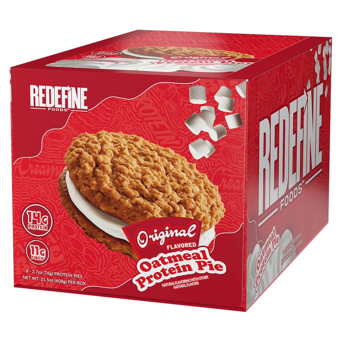 Redefine Foods Oatmeal Protein Pies (Pack of 8)