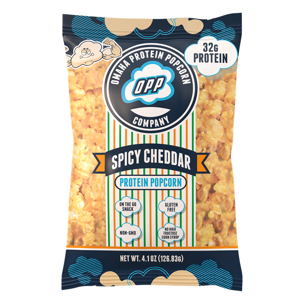 Omaha Protein Popcorn 124g Single Bag