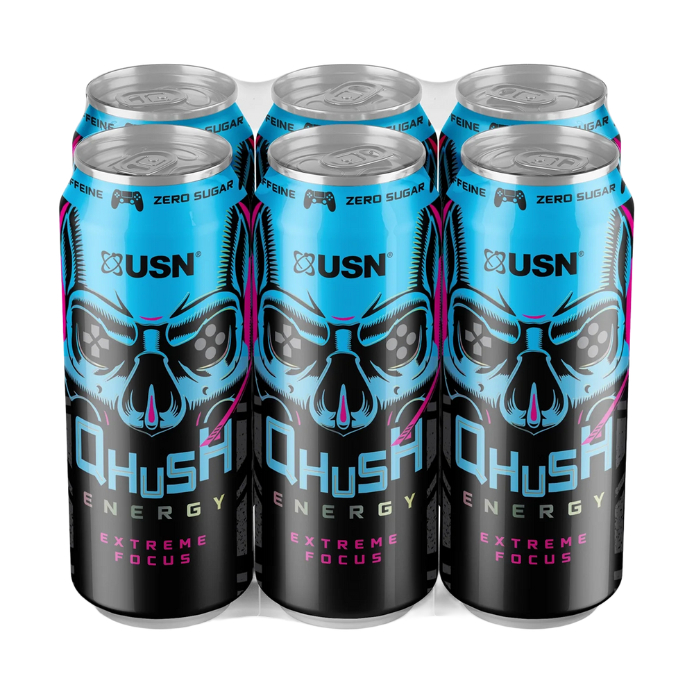 USN QHUSH Energy Drinks 24x500ml