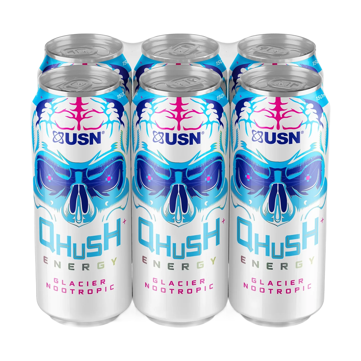 USN QHUSH Energy Drinks 24x500ml