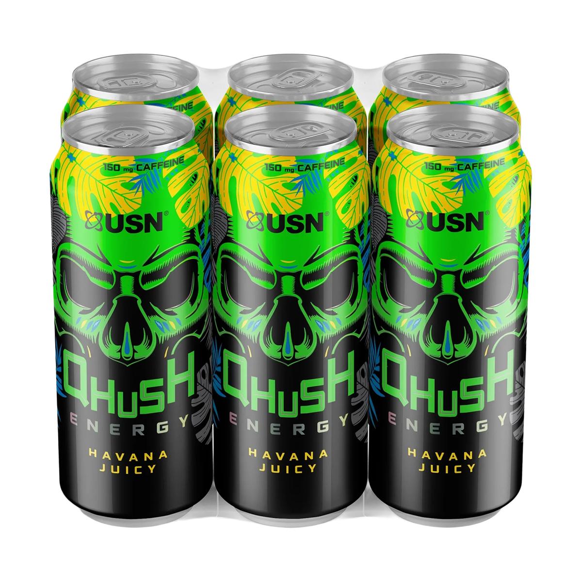 USN QHUSH Energy Drinks 24x500ml