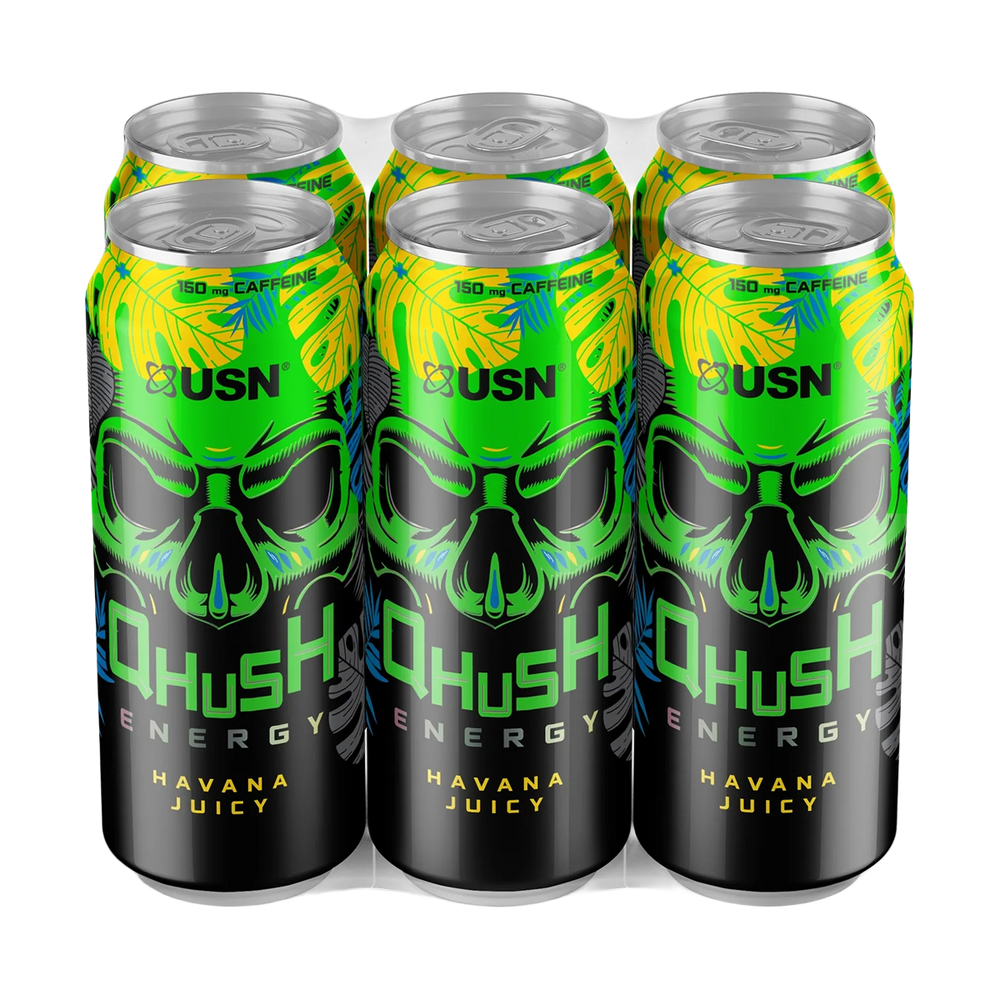 USN QHUSH Energy Drinks 24x500ml
