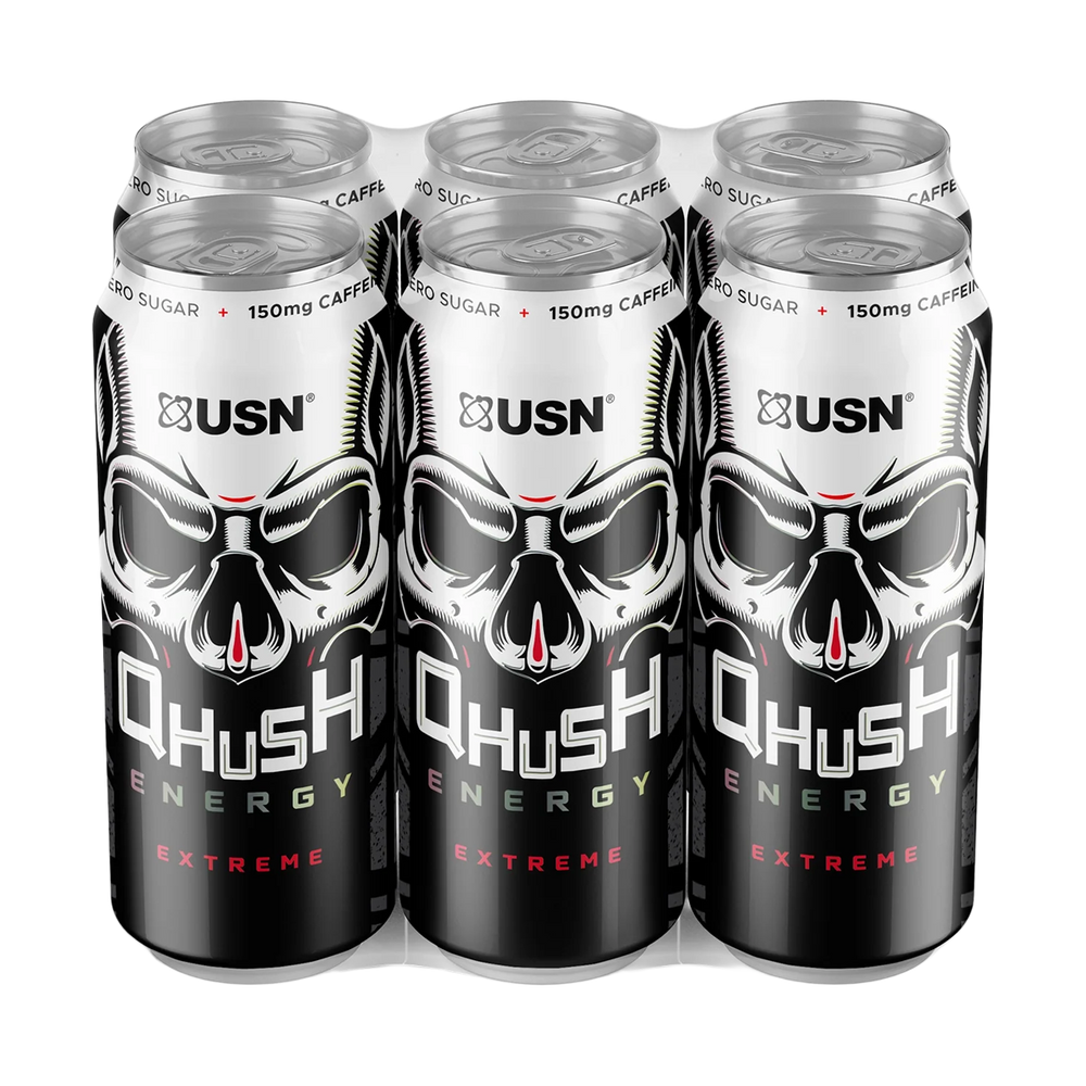 USN QHUSH Energy Drinks 24x500ml