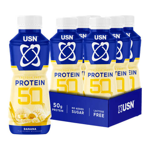 USN Trust 50 Lactose Free Protein Shakes 6x500ml