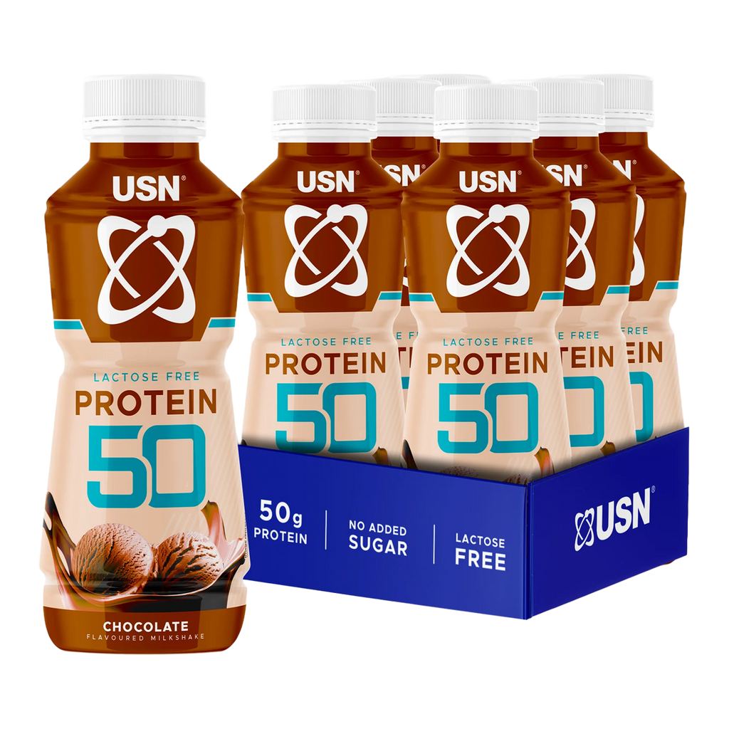 USN Trust 50 Lactose Free Protein Shakes 6x500ml