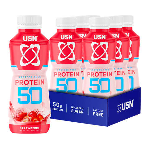 USN Trust 50 Lactose Free Protein Shakes 6x500ml