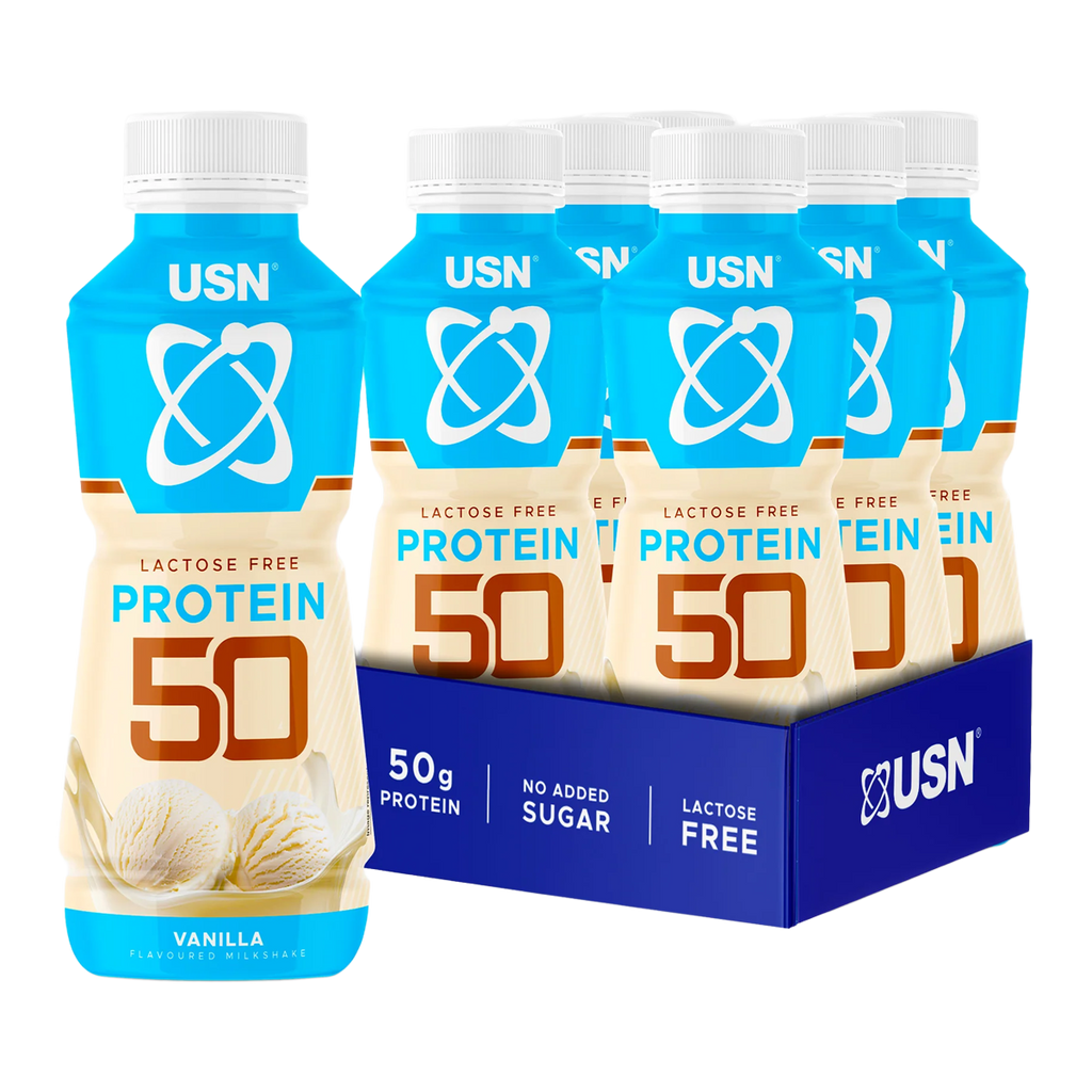 USN Trust 50 Lactose Free Protein Shakes 6x500ml