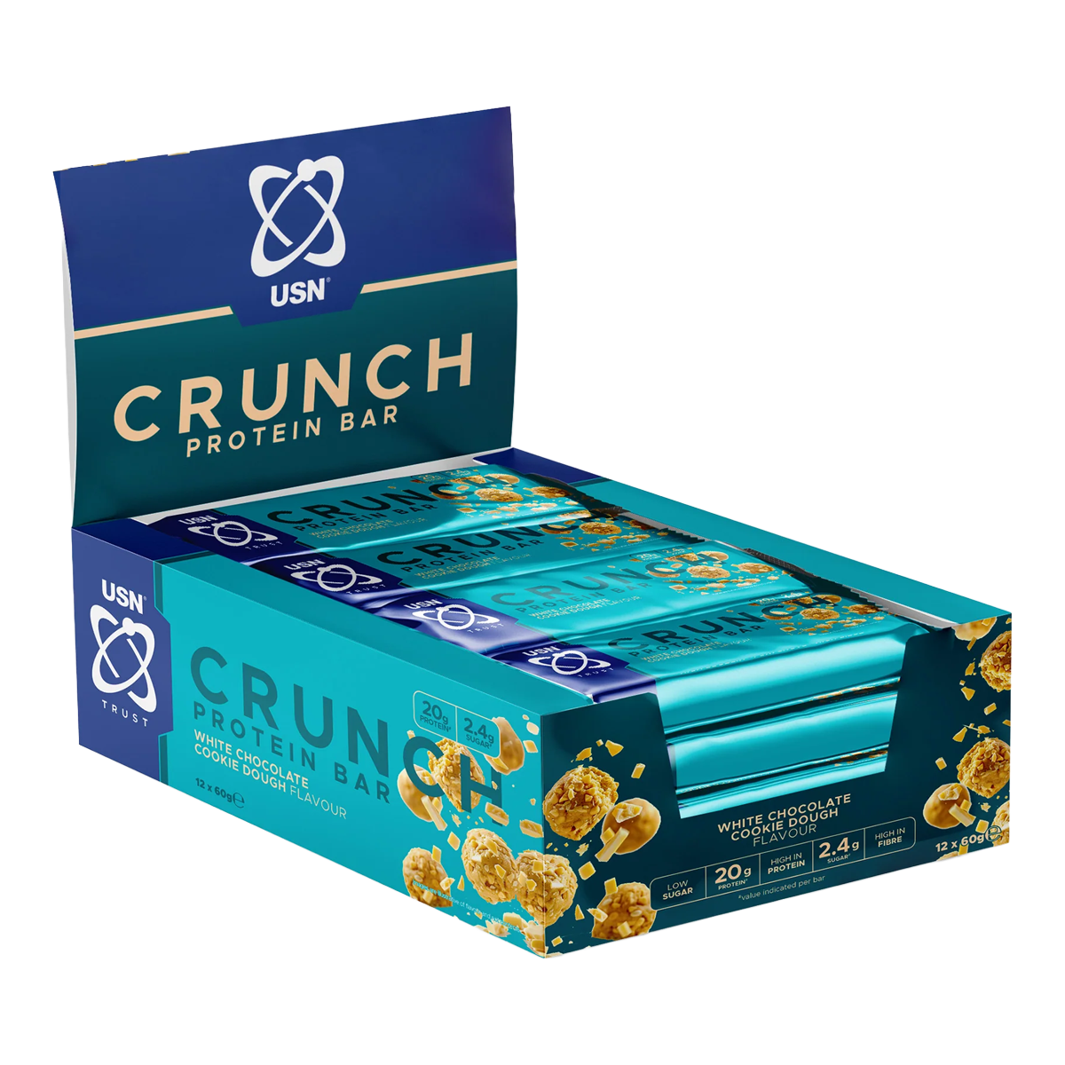 USN Trust Crunch Protein Bars 12x60g