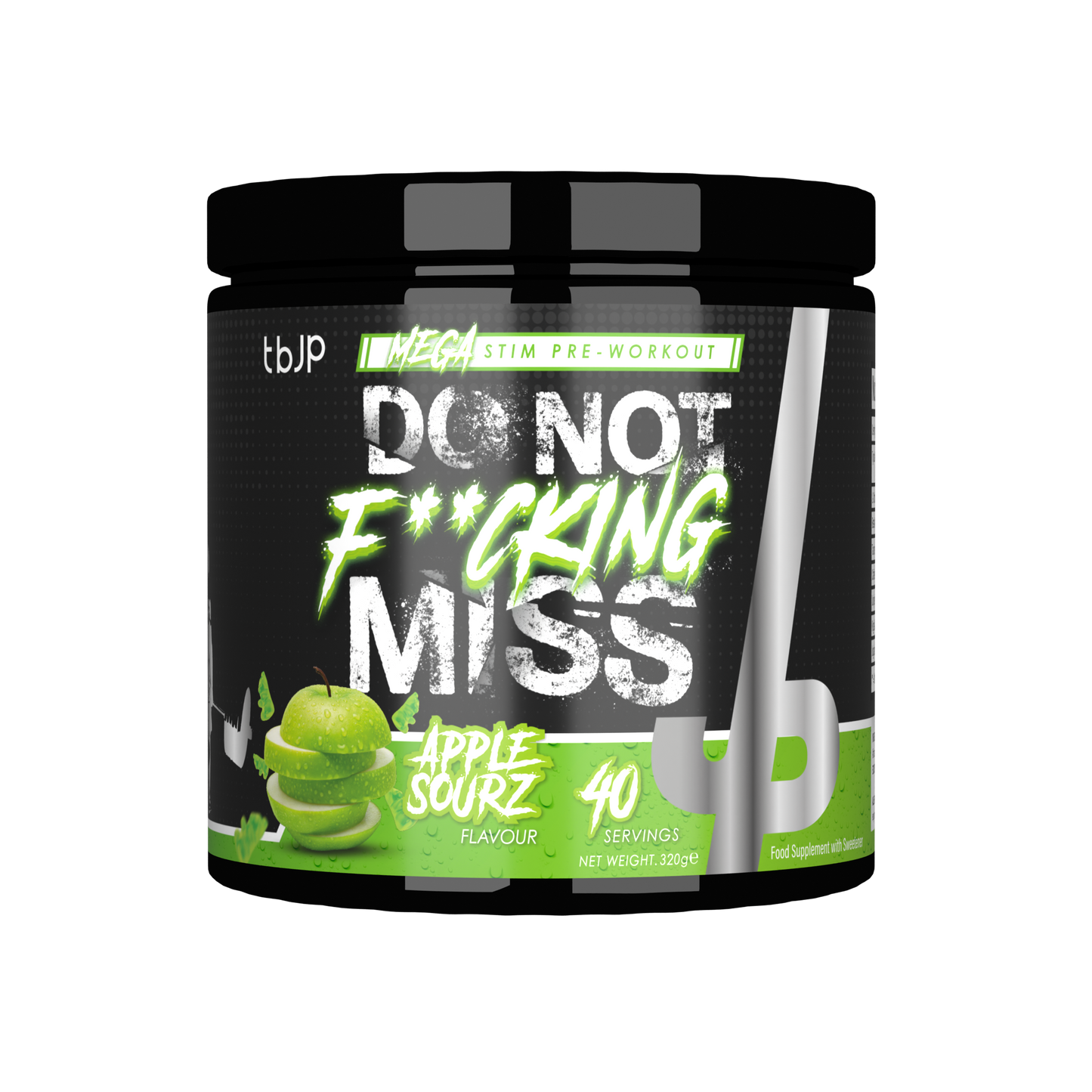 Trained By JP DNFM Stim Pre Workout 320g