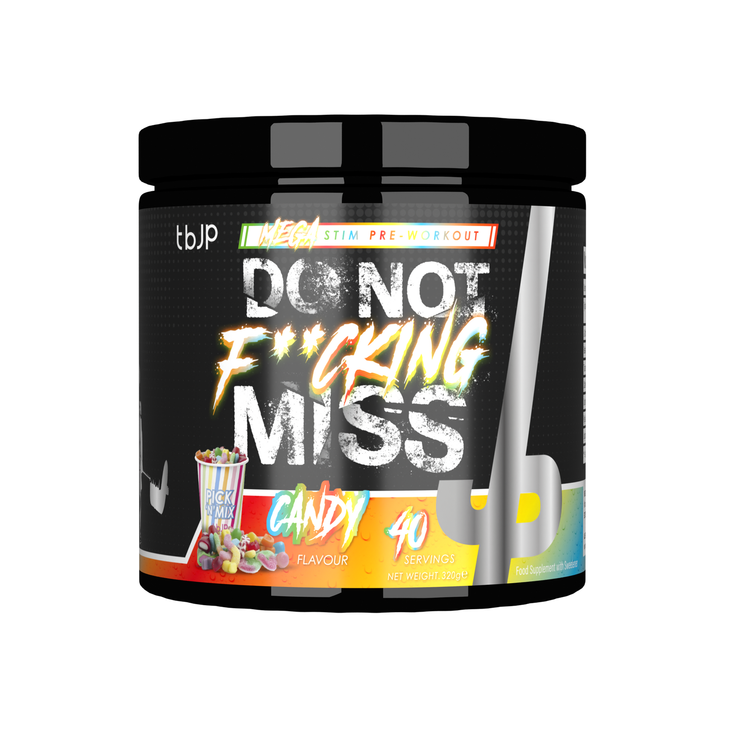 Trained By JP DNFM Stim Pre Workout 320g
