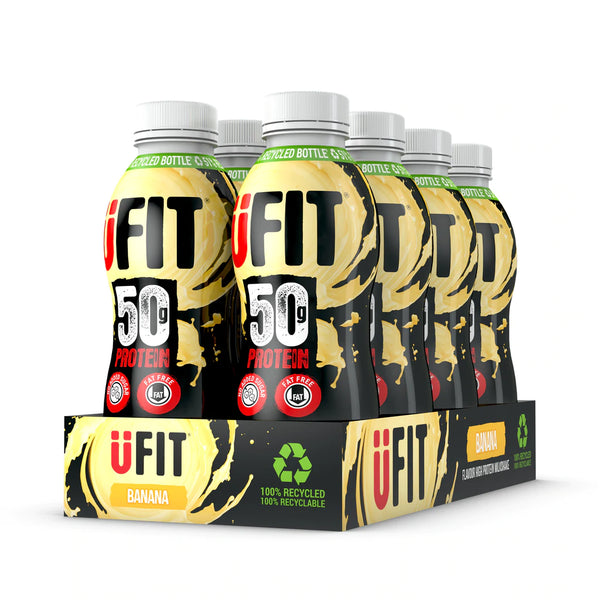 UFit 50g Protein Shakes 8x500ml (Banana)