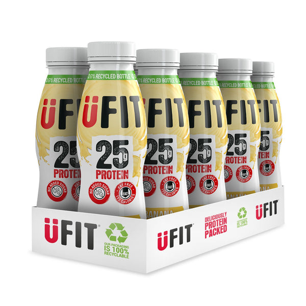 UFit 25g Protein Shakes 10x330ml (Banana)