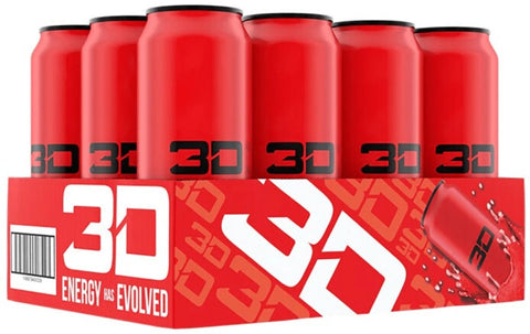 3D Energy Drink 12x473ml (Candy Punch)