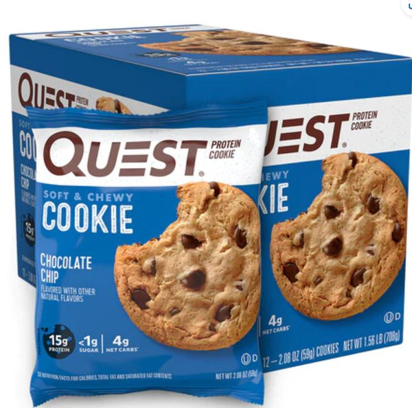 Quest Nutrition Cookie 12X59g (Chocolate Chip)