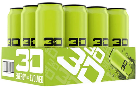3D Energy Drink 12x473ml (Green/Citrus Mist)