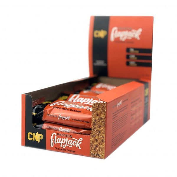 CNP Protein Flapjacks 12x75g (Chocolate Orange)