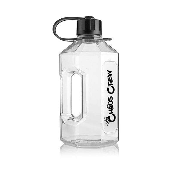 Chaos Crew Alpha Bottle XXL 2.5ltr (Clear/Black Lid)