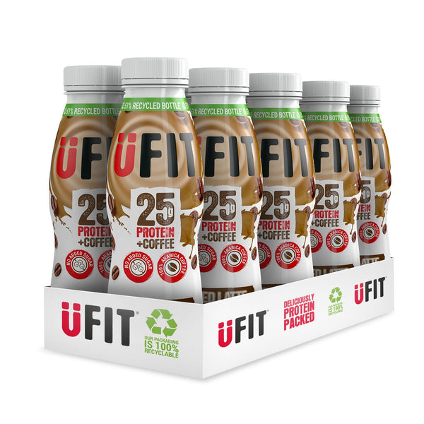 UFit 25g Protein Shakes 10x330ml (Iced Latte)