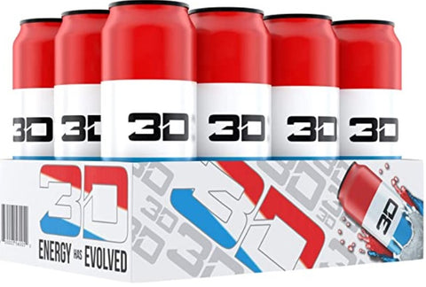 3D Energy Drink 12x473ml (Liberty Pop)