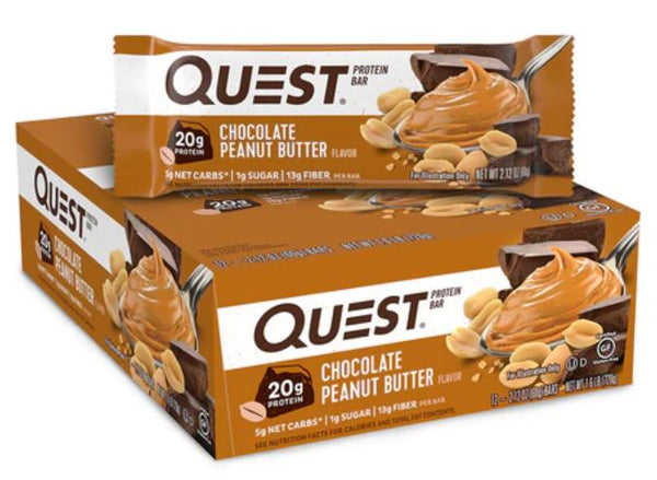 Quest Bar 12x60g (Chocolate Peanut Butter)