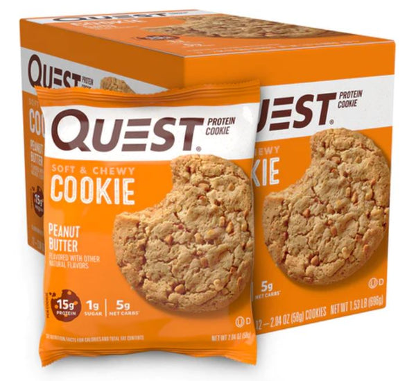 Quest Nutrition Cookie 12X59g (Peanut Butter)