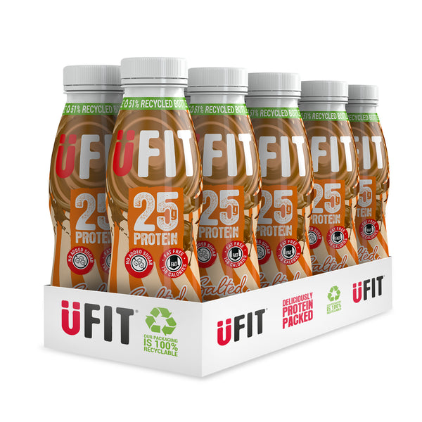 UFit 25g Protein Shakes 10x330ml (Salted Caramel)