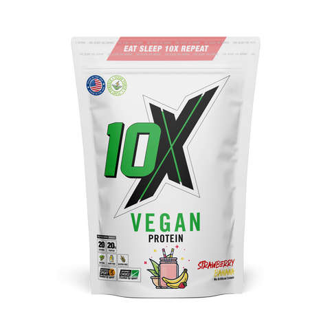 10X Vegan Protein 580g (Strawberry Banana)