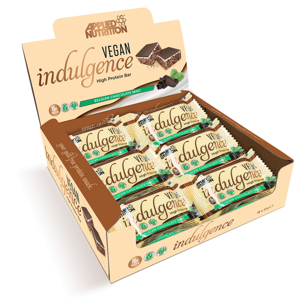 Applied Nutrition VEGAN Indulgence Bar 12x50g (Belgian Chocolate Mint)