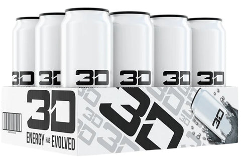 3D Energy Drink 12x473ml (White Frost)